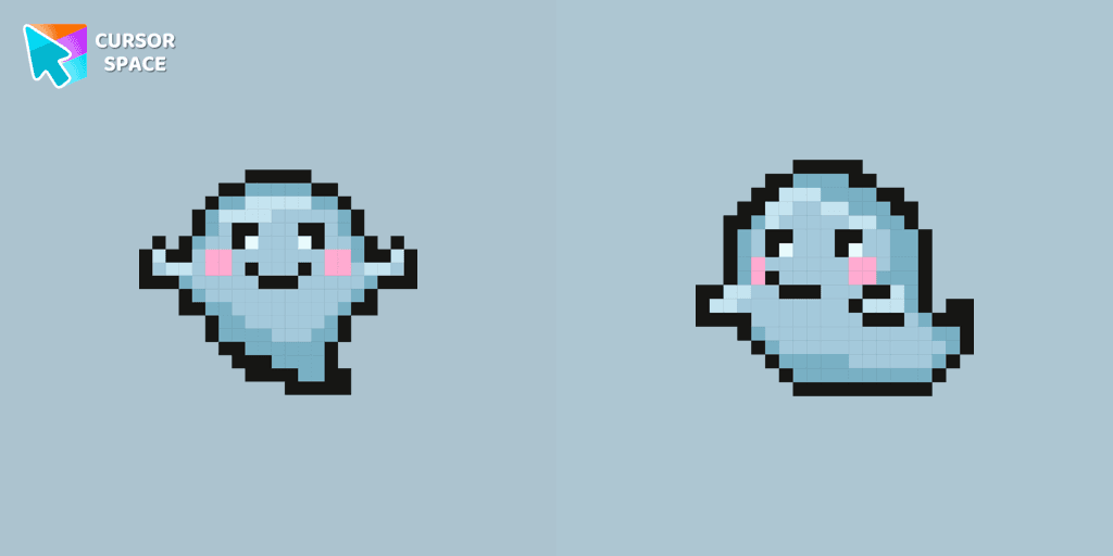 Ghost Pixel cursor cursor pack